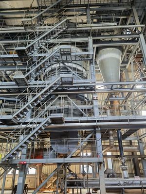 Impianto di incinerazione di fanghi e fogna a doppia vite a letto fluidizzato per le prestazioni e il gas naturale